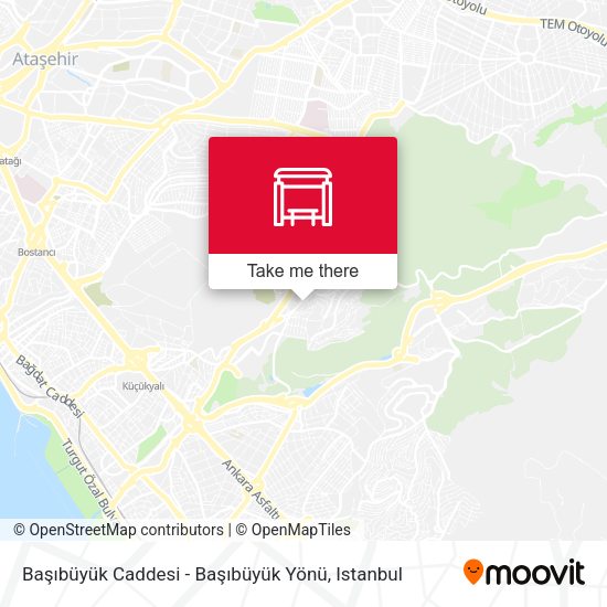 Başıbüyük Caddesi - Başıbüyük Yönü map