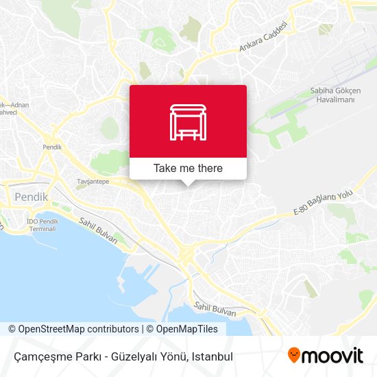 Çamçeşme Parkı - Güzelyalı Yönü map