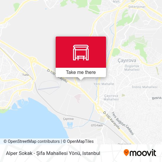 Alper Sokak - Şifa Mahallesi Yönü map