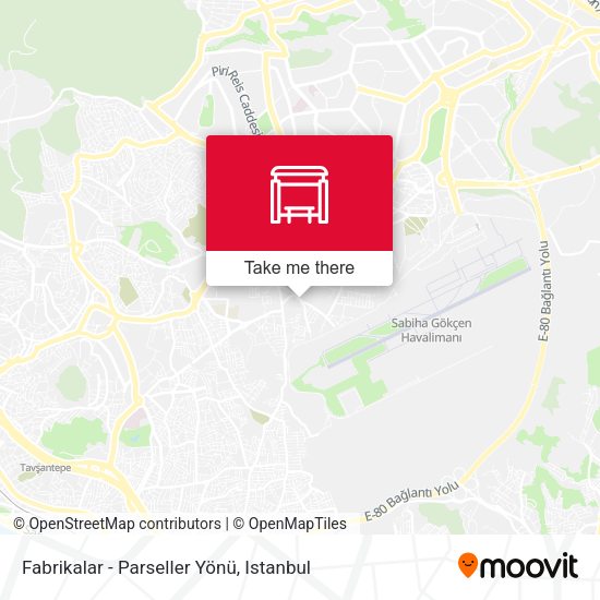 Fabrikalar - Parseller Yönü map