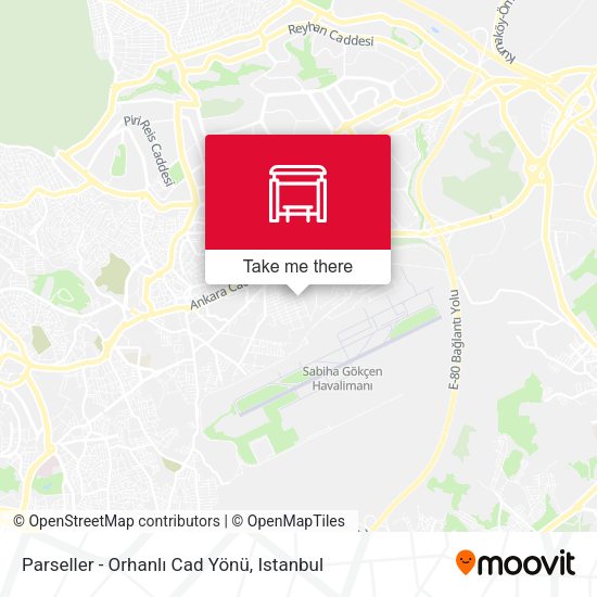 Parseller - Orhanlı Cad Yönü map