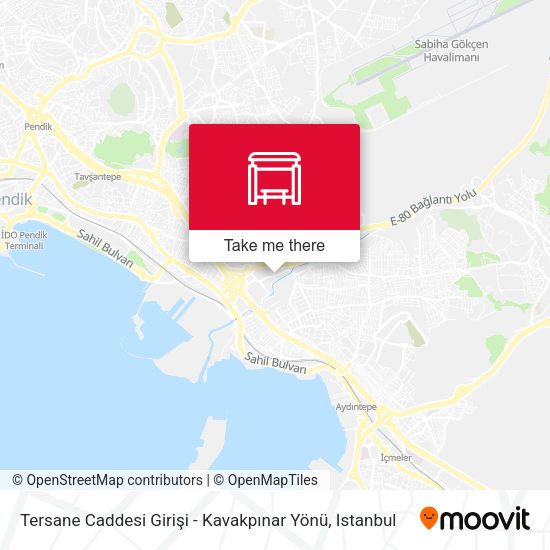 Tersane Caddesi Girişi - Kavakpınar Yönü map