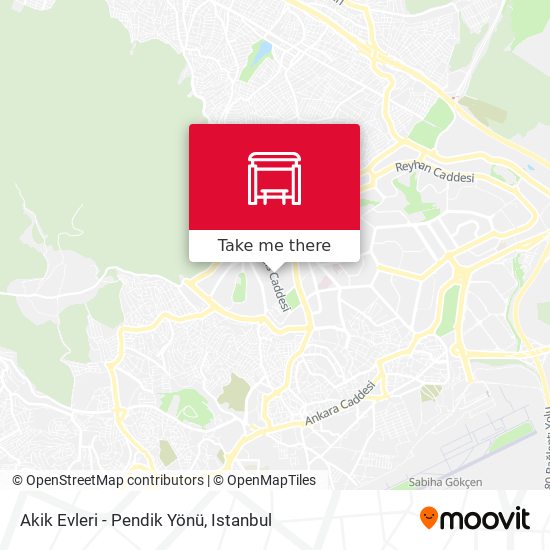 Akik Evleri - Pendik Yönü map