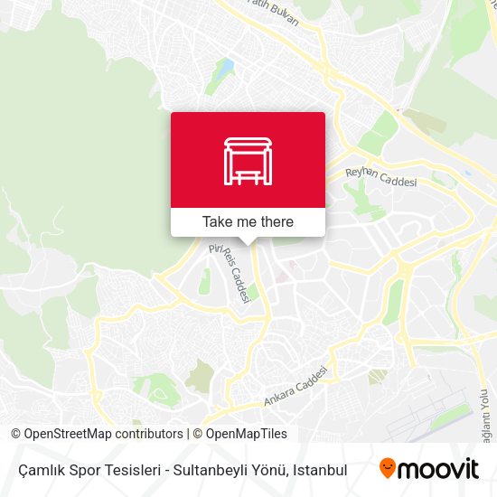 Çamlık Spor Tesisleri - Sultanbeyli Yönü map