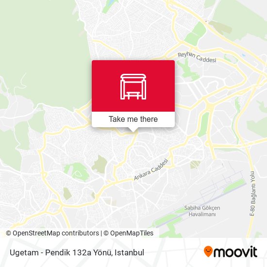 Ugetam - Pendik 132a Yönü map