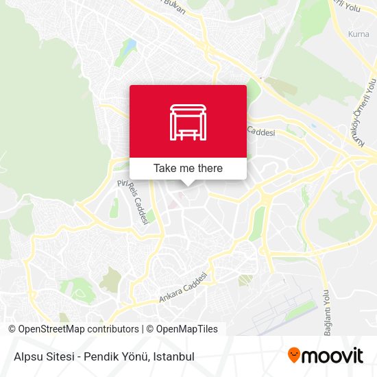 Alpsu Sitesi - Pendik Yönü map