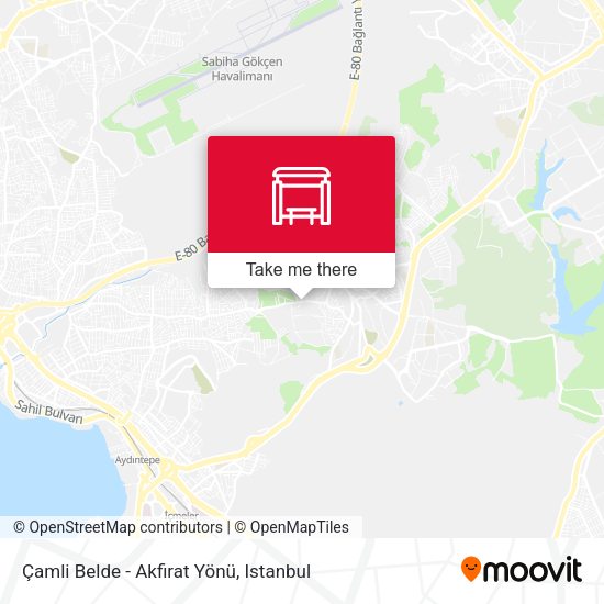 Çamli Belde - Akfirat Yönü map