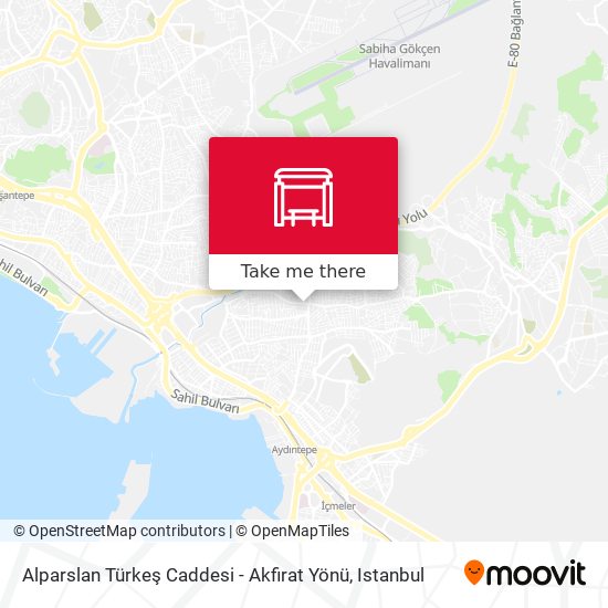 Alparslan Türkeş Caddesi - Akfirat Yönü map