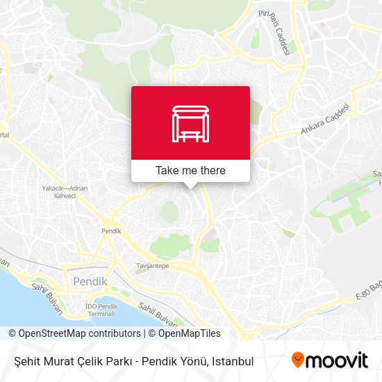 Şehit Murat Çelik Parkı - Pendik Yönü map
