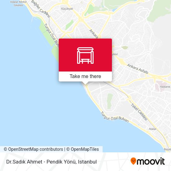 Dr.Sadık Ahmet - Pendik Yönü map