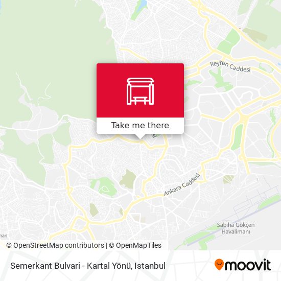 Semerkant Bulvari - Kartal Yönü map