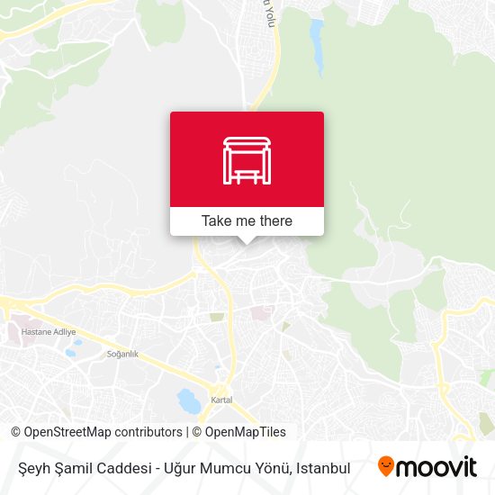 Şeyh Şamil Caddesi - Uğur Mumcu Yönü map