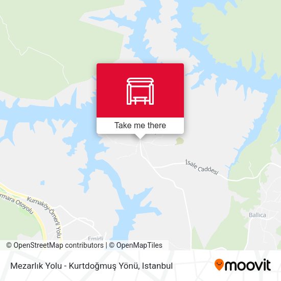 Mezarlık Yolu - Kurtdoğmuş Yönü map