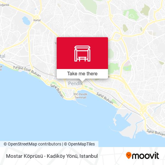 Mostar Köprüsü - Kadiköy Yönü map