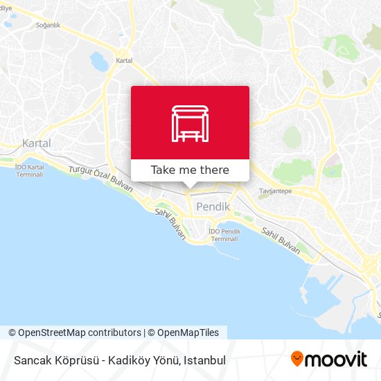 Sancak Köprüsü - Kadiköy Yönü map