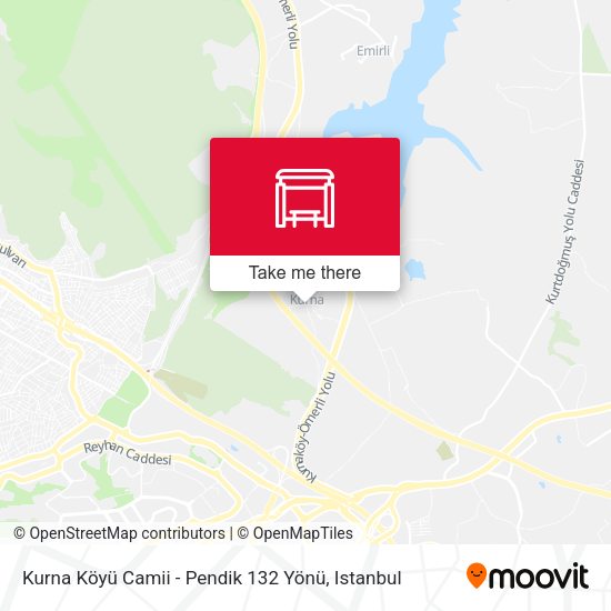 Kurna Köyü Camii - Pendik 132 Yönü map