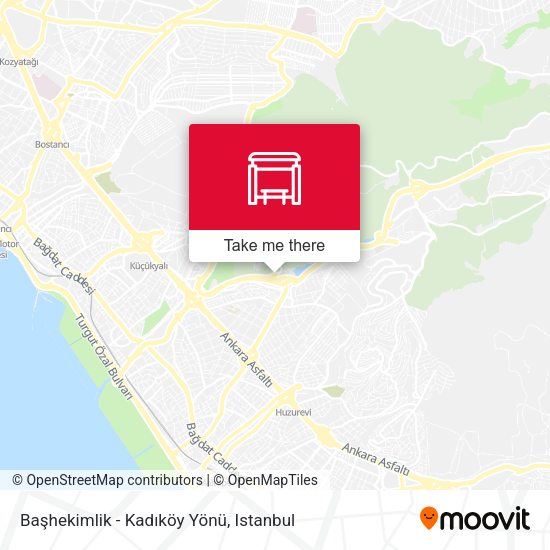 Başhekimlik - Kadıköy Yönü map