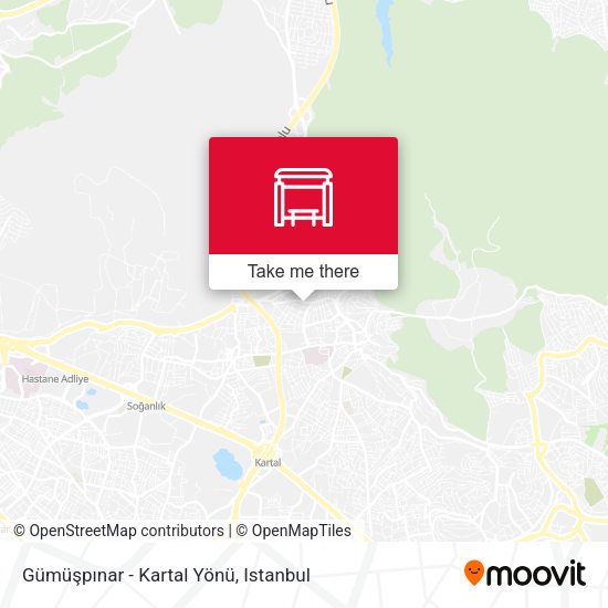 Gümüşpınar - Kartal Yönü map