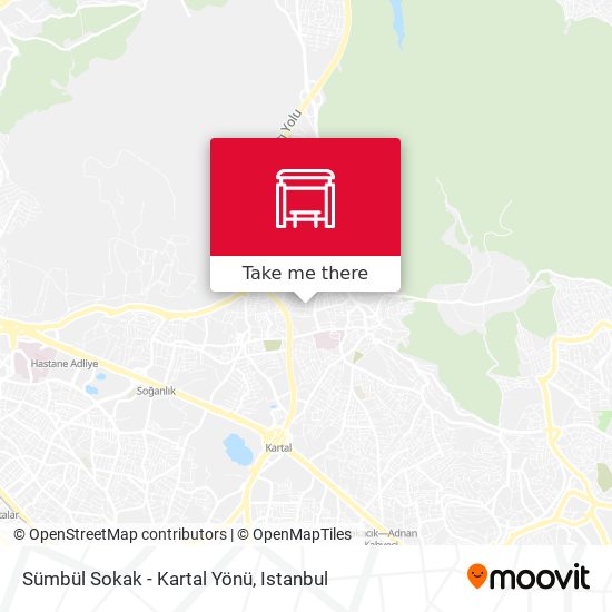 Sümbül Sokak - Kartal Yönü map