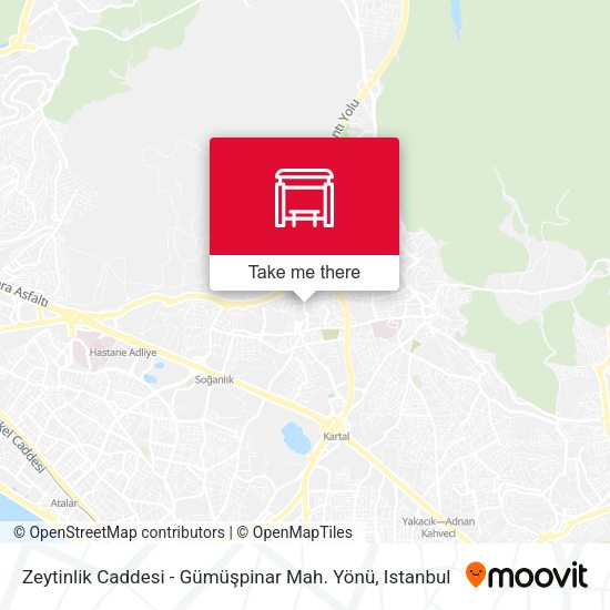 Zeytinlik Caddesi - Gümüşpinar Mah. Yönü map
