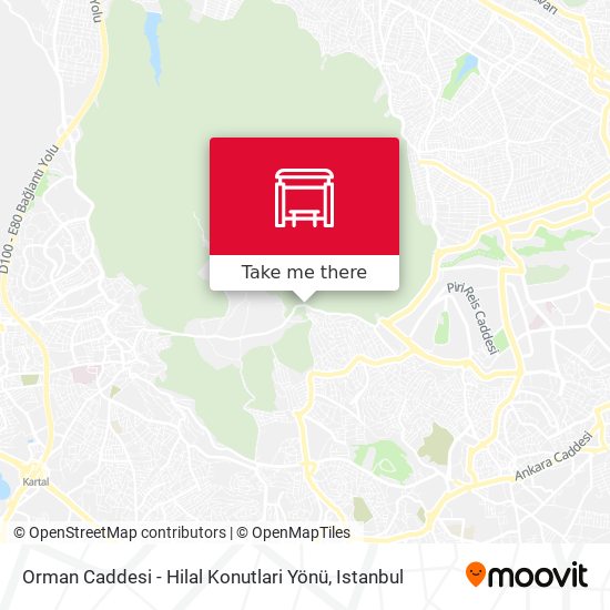 Orman Caddesi - Hilal Konutlari Yönü map