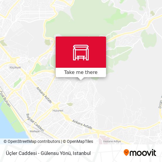 Üçler Caddesi - Gülensu Yönü map