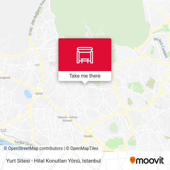 Yurt Sitesi - Hilal Konutları Yönü map