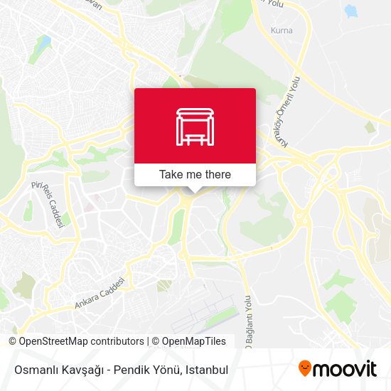 Osmanlı Kavşağı - Pendik Yönü map