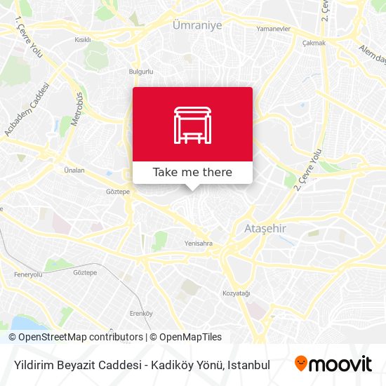 Yildirim Beyazit Caddesi - Kadiköy Yönü map