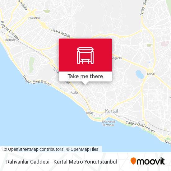Rahvanlar Caddesi - Kartal Metro Yönü map