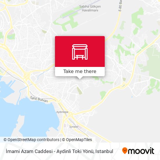 İmami Azam Caddesi - Aydinli Toki Yönü map