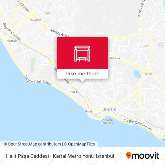 Halit Paşa Caddesi - Kartal Metro Yönü map
