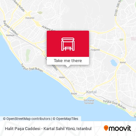 Halit Paşa Caddesi - Kartal Sahil Yönü map