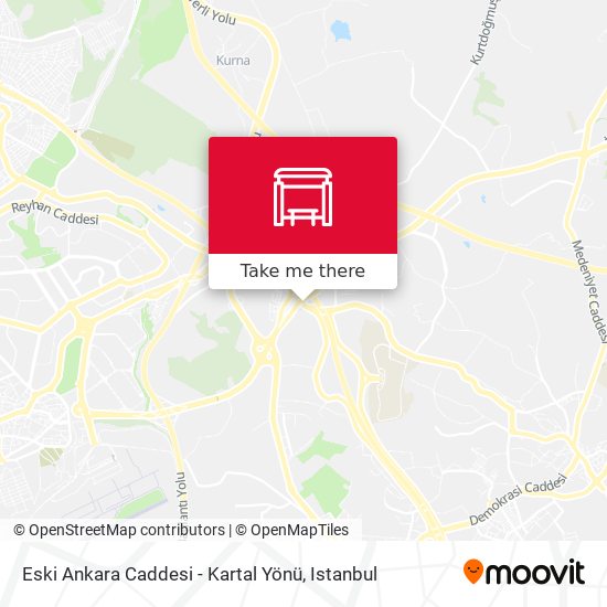 Eski Ankara Caddesi - Kartal Yönü map