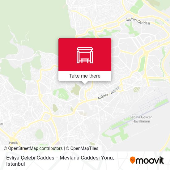 Evliya Çelebi Caddesi - Mevlana Caddesi Yönü map