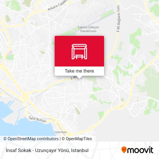 İnsaf Sokak - Uzunçayır Yönü map