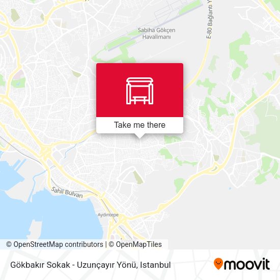 Gökbakır Sokak - Uzunçayır Yönü map