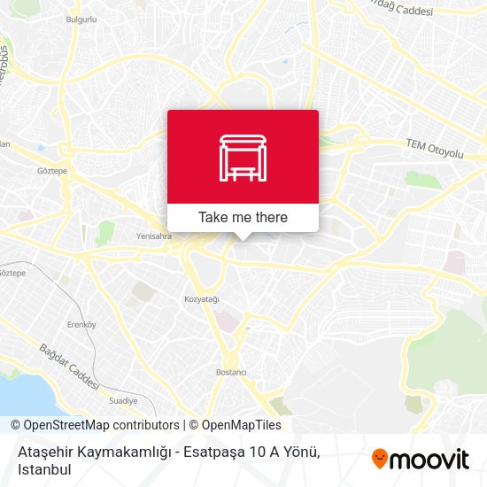 Ataşehir Kaymakamlığı - Esatpaşa 10 A Yönü map