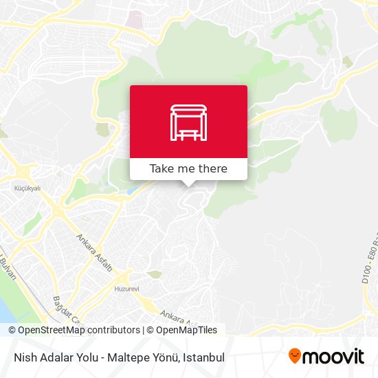 Nish Adalar Yolu  - Maltepe Yönü map