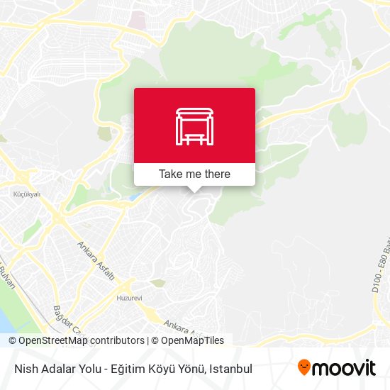 Nish Adalar Yolu - Eğitim Köyü Yönü map