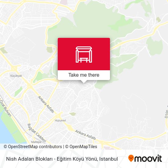 Nish Adaları Blokları - Eğitim Köyü Yönü map