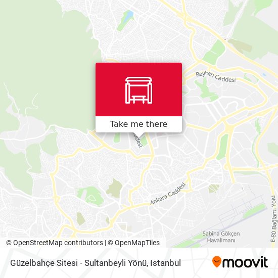 Güzelbahçe Sitesi - Sultanbeyli Yönü map