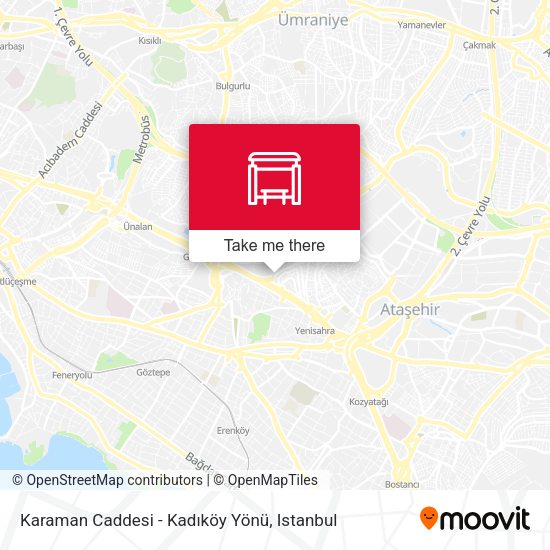 Karaman Caddesi - Kadıköy Yönü map