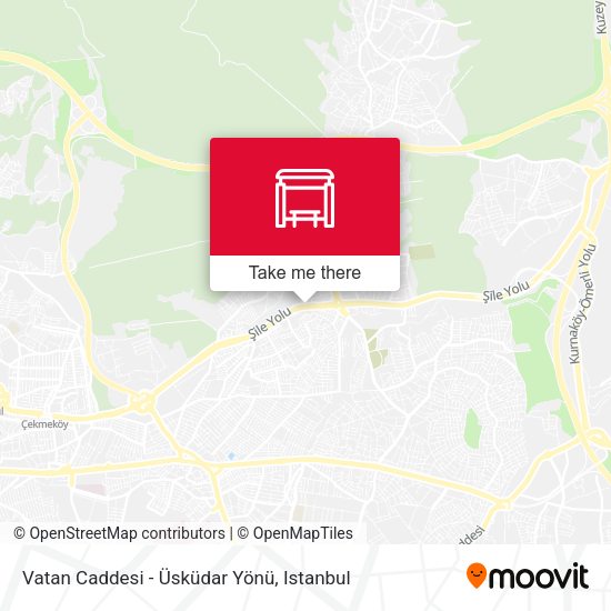 Vatan Caddesi - Üsküdar Yönü map