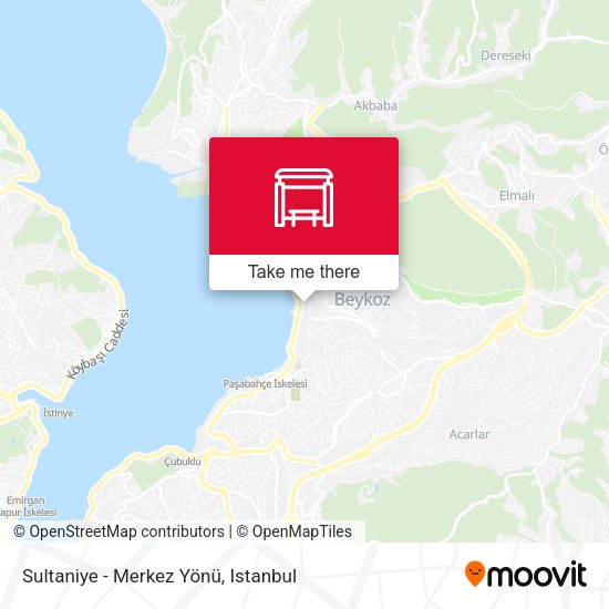 Sultaniye - Merkez Yönü map