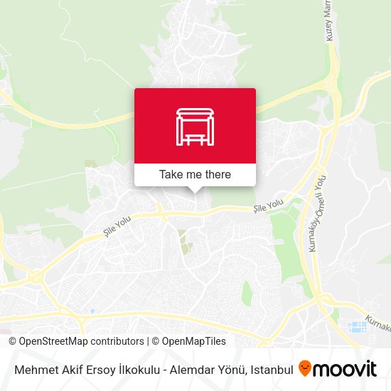 Mehmet Akif Ersoy İlkokulu - Alemdar Yönü map