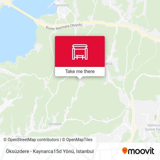 Öksüzdere - Kaynarca15d Yönü map