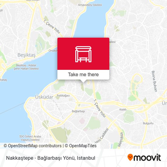 Nakkaştepe - Bağlarbaşı Yönü map
