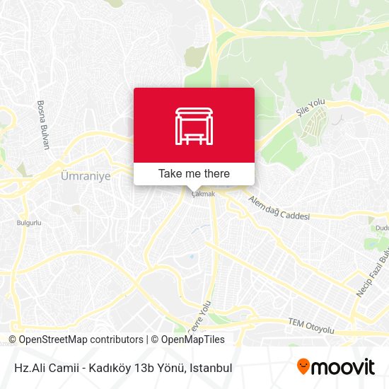 Hz.Ali Camii - Kadıköy 13b Yönü map