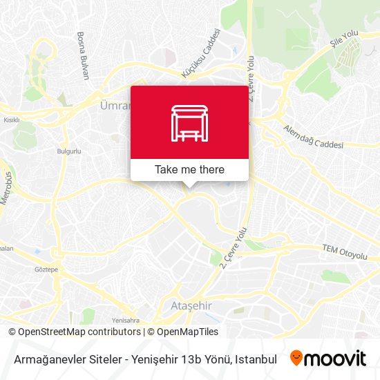Armağanevler Siteler - Yenişehir 13b Yönü map